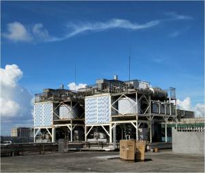 浙江金石包裝有限公司，兩套小型印刷溶劑回收設(shè)備對(duì)接4臺(tái)印刷機(jī)